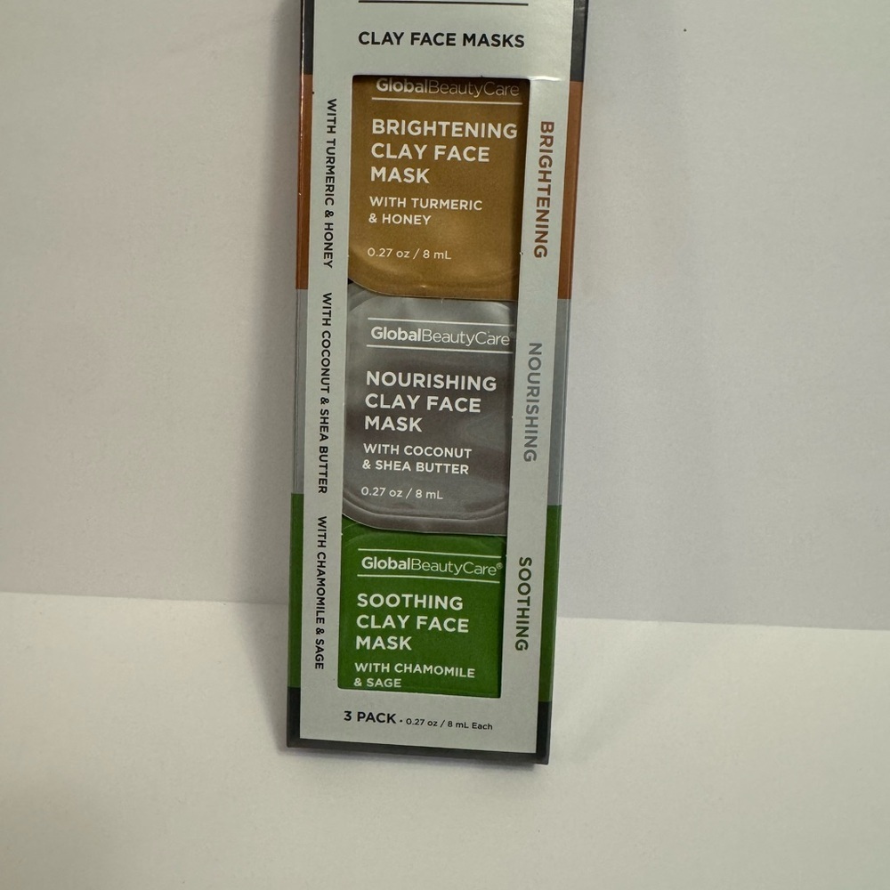 Global Beauty Care Clay Face Masks Set